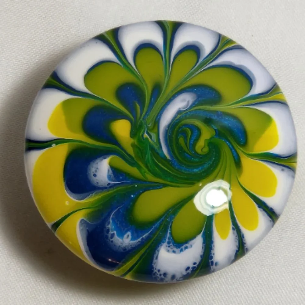 Hand Crafted Wood Resin Knobs Decorative Furniture Cabinet Kitchen Dresser Art